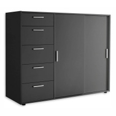 Комод 2Дв 5Ящ Кейс / Case Графит MiroMark 3831229M