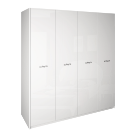 Шафа 4Дв Імперія / Imperia Глянець Білий MiroMark MP-24-WB 