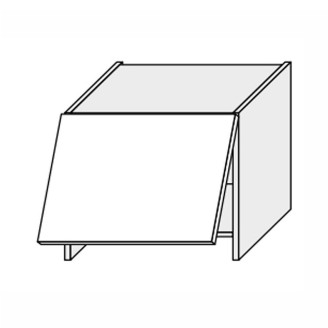 Кухонная секция Валенсия верхняя 60ВВТ/510 1дв Вытяжка Телескоп VL-466W/9003 MiroMark