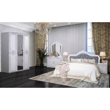 Модульная спальня Луиза / Luiza Глянец Белый MiroMark