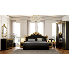 Модульная спальня Дженнифер / Jennifer Глянец Чёрный MiroMark