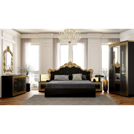 Модульна спальня Дженніфер / Jennifer Глянець Чорний MiroMark