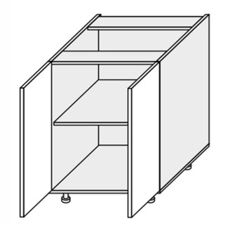 Кухонная секция Винтаж нижняя 80Н/820 2дв VN-080W/9003 MiroMark Кухонная секция Винтаж нижняя 80Н/820 2дв VN-080W/9003 MiroMark
