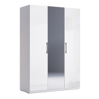 Шафа 3Дв із дзеркал Фемелі / Family Глянець Білий MiroMark FM-13-WB