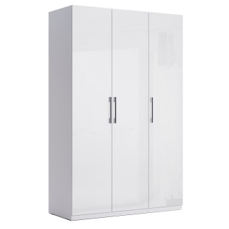 Шафа 3Дв без дзеркал Фемелі / Family Глянець Білий MiroMark FM-23-WB