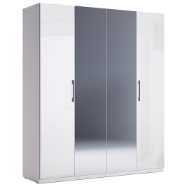 Шкаф 4Дв с зеркал Фемели / Family Глянец Белый MiroMark FM-14-WB
