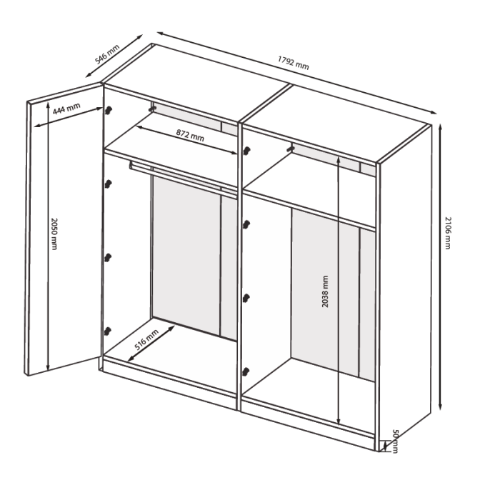 Шкаф Фемели 4Дв MiroMark купить