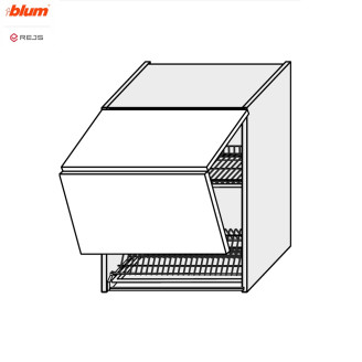 Кухонная секция Винтаж верхняя 80ВС/720 2дв Сушка Aventos Pro Blum + Rejs VN-488W/9003 MiroMark Кухонная секция Винтаж верхняя 80ВС/720 2дв Сушка Aventos Pro Blum + Rejs VN-488W/9003 MiroMark