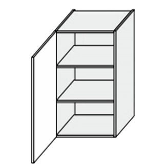 Кухонная секция Мери верхняя 30В/900 1дв MR-530W/9003gl MiroMark