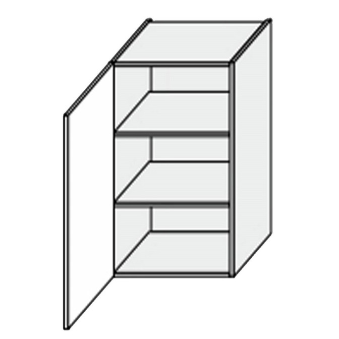 Кухонная секция Мери верхняя 30В/900 1дв MR-530W/9003gl MiroMark