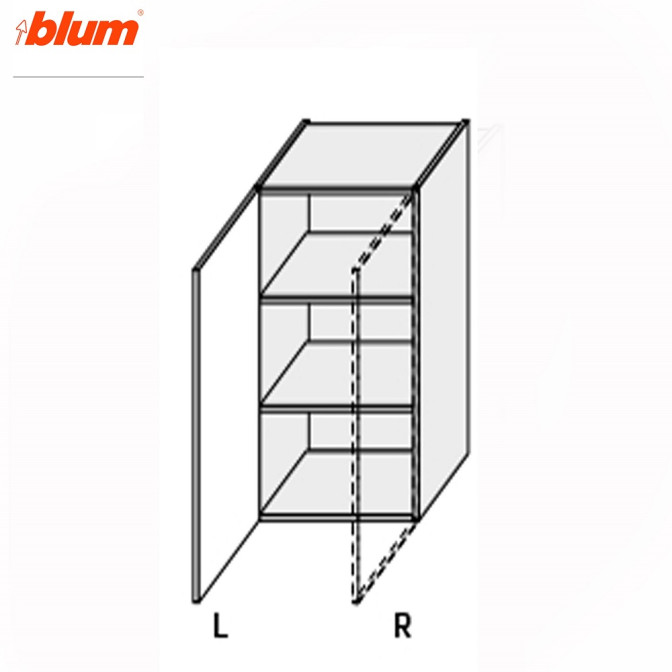 Кухонная секция Миллениум WG верхняя 30В/900 1дв Pro Blum Правая ML-533W/01R MiroMark