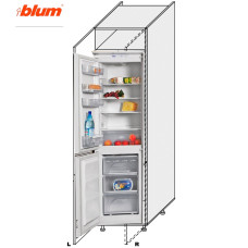 Кухонная секция Миллениум WG Пенал 60ПХ/2320 Холодильник Pro Blum Правая ML-867W/01R MiroMark