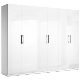 Шкаф 6Дв без зеркал Фемели / Family Глянец Белый MiroMark FM-26-WB