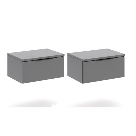 Тумба підвісна 1Ящ 2Шт Доні / Doni Графіт MiroMark DN-51-GT