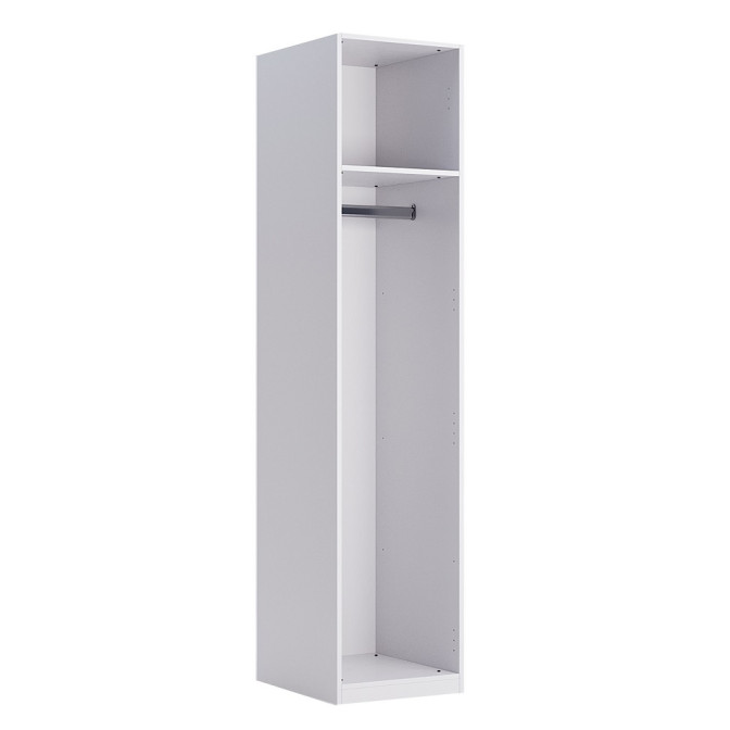 Шкаф Корпус 1Дв Идея / Idea Глянец Белый MiroMark ID-11-WB