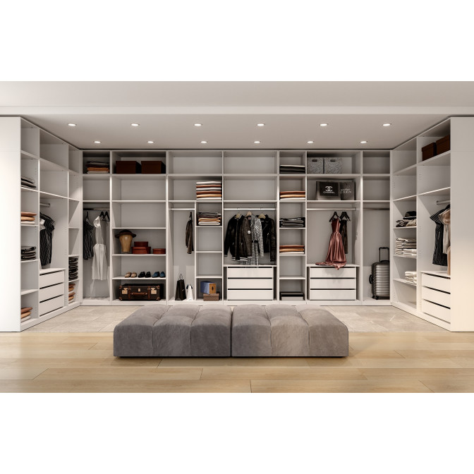 Шкаф Корпус 1Дв Идея / Idea Глянец Белый MiroMark ID-11-WB