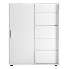 Комод 1Дв 5Ящ Кейс / Case Белый MiroMark 3831017M 