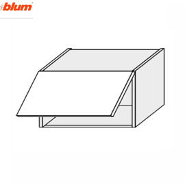 Кухонная секция Валенсия верхняя 50В/360 1дв Aventos Pro Blum VL-151W/9003 MiroMark