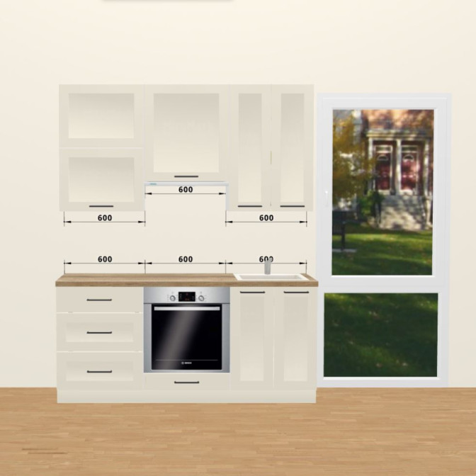 Кухня Вінтаж 1,8 м А 900 Pro MiroMark