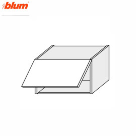 Кухонная секция Мери верхняя 50В/360 1дв Aventos Pro Blum MR-151W/9003gl MiroMark