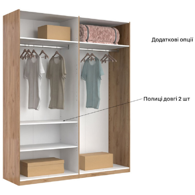 Шкаф 4Дв без зеркала Меги / Megy Глянец Шиншила Серая MiroMark MG-24-GG
