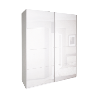 Шкаф-купе 2,0x2,1 Белла / Bella Глянец Белый MiroMark BL-20-WB