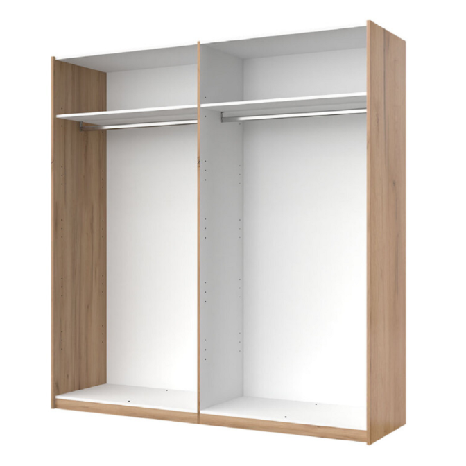 Шкаф-купе 2,0x2,1 Белла / Bella Глянец Белый MiroMark BL-20-WB