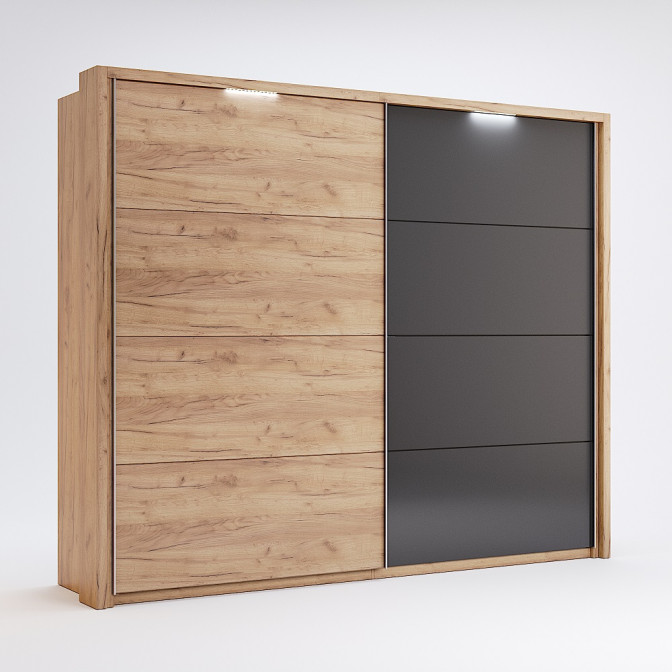 Опція Карниз з підсвічуванням для Шафи-Купі 2,5х2,1м Місяць / Luna MiroMark LN-69-LV