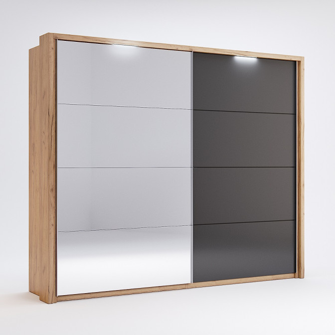 Опція Карниз з підсвічуванням для Шафи-Купі 2,5х2,1м Місяць / Luna MiroMark LN-69-LV