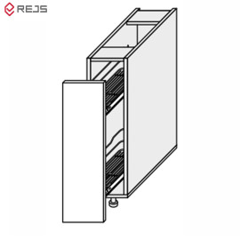 Кухонна секція Мері нижня 20НК/820 Карго Pro Rejs MR-022W/9003gl MiroMark