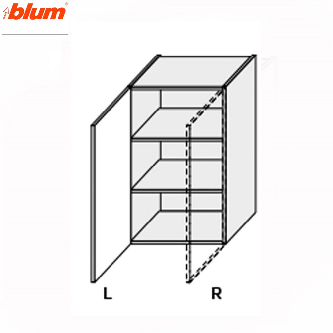 Кухонная секция Миллениум WG верхняя 50В/900 1дв Pro Blum Левая ML-551W/01L MiroMark