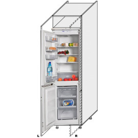 Кухонна секція Пенал Міленіум 60ПХ/2320 Холодильник Ліва ML-862W/9003L MiroMark