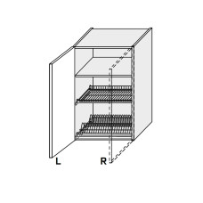 Кухонная секция Миллениум WG верхняя 60ВС/900 1дв Сушка Правая ML-570W/01R MiroMark