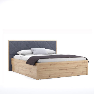 Кровать с ящиками для белья без каркаса 1,8х2,0 Реймонд / Raymond Дуб Артизан MiroMark RN-38-MA