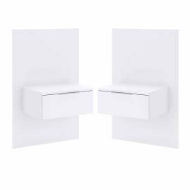 Тумби підвісні 2шт Бартон / Barton Супер Мат Білий MiroMark BT-32-WM