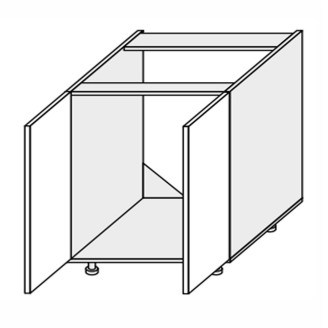 Кухонна секція Лео нижня 80НМ/820 2дв Мийка LE-085W/06 MiroMark