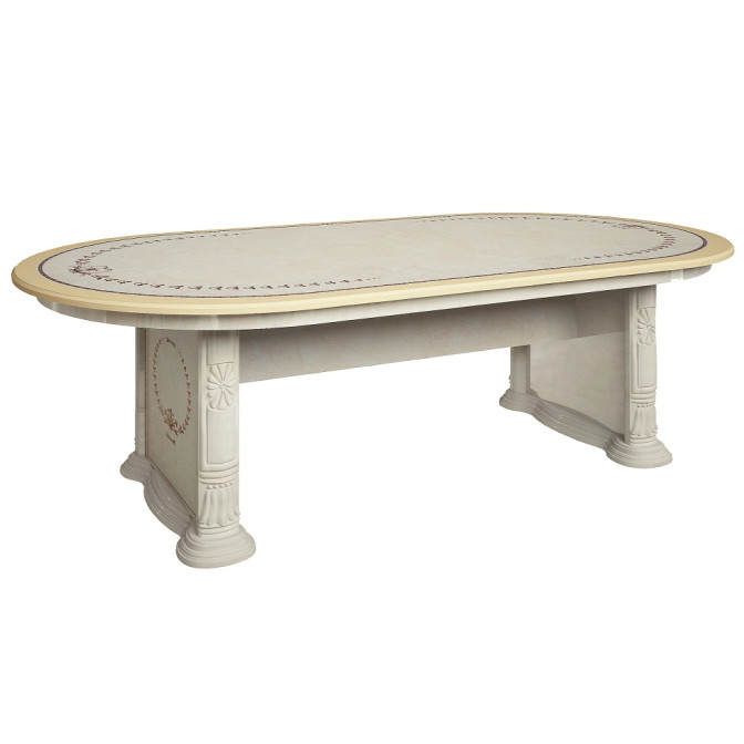 Стол столовый раздвижной Чикаго / Chicago Радика Беж MiroMark CH-32-RB/WB