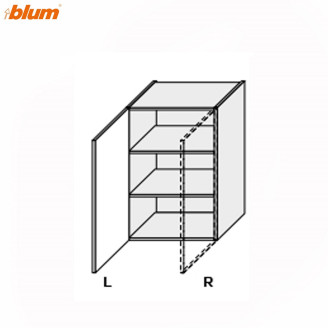 Кухонная секция Миллениум WG верхняя 40В/720 1дв Pro Blum Левая ML-442W/01L MiroMark Кухонная секция Миллениум WG верхняя 40В/720 1дв Pro Blum Левая ML-442W/01L MiroMark