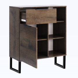 Комод 1Дв 1Ящ Квадро / Quadro Дуб Фрегат MiroMark KV-61-OF