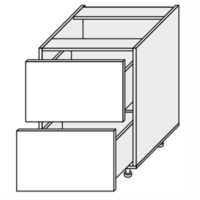 Кухонная секция Лео нижняя 80Н2ШХ/820 Телескоп LE-081W/06 MiroMark