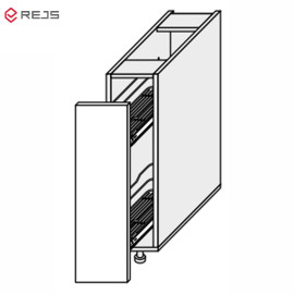 Кухонная секция Валенсия нижняя 20НК/820 Карго Pro Rejs VL-022W/9003 MiroMark