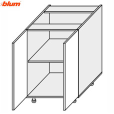 Кухонная секция Валенсия нижняя 60Н/820 2дв Pro Blum VL-071W/9003 MiroMark