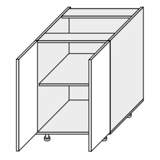 Кухонная секция Винтаж нижняя 60Н/820 2дв VN-061W/9003 MiroMark Кухонная секция Винтаж нижняя 60Н/820 2дв VN-061W/9003 MiroMark