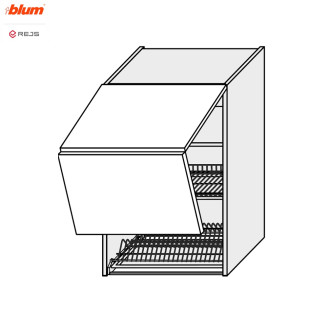 Кухонная секция Валенсия верхняя 80ВС/900 2дв Сушка Aventos Pro Blum + Rejs VL-588W/9003 MiroMark Кухонная секция Валенсия верхняя 80ВС/900 2дв Сушка Aventos Pro Blum + Rejs VL-588W/9003 MiroMark