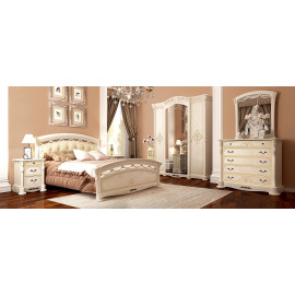 Комплект в спальню 4Дв Роселла / Rosella Радика Беж MiroMark