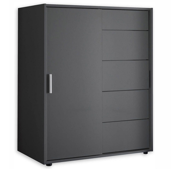 Комод 1Дв 5Ящ Кейс / Case Графит MiroMark 3831029M