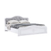 Кровать без каркаса 1,8х2,0 Люкс Луиза / Luiza Глянец Белый MiroMark LZ-39-WB
