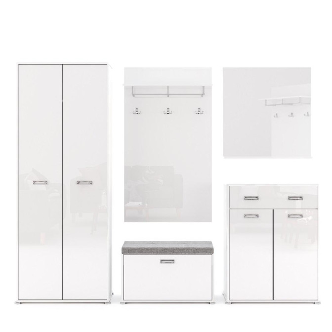 Передпокій Белла 2Дв Шафа 2Дв Тумба 1Дв Вішалка Комод 2Дв1Шх Дзеркало MiroMark купити