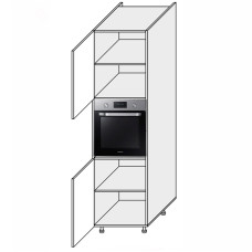 Кухонная секция Винтаж Пенал 60ПД/2140 ДуховкаVN-761W/9003 MiroMark