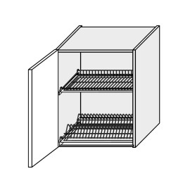 Кухонна секція Мері верхня 60ВС/720 1дв Сушка MR-470W/9003gl MiroMark